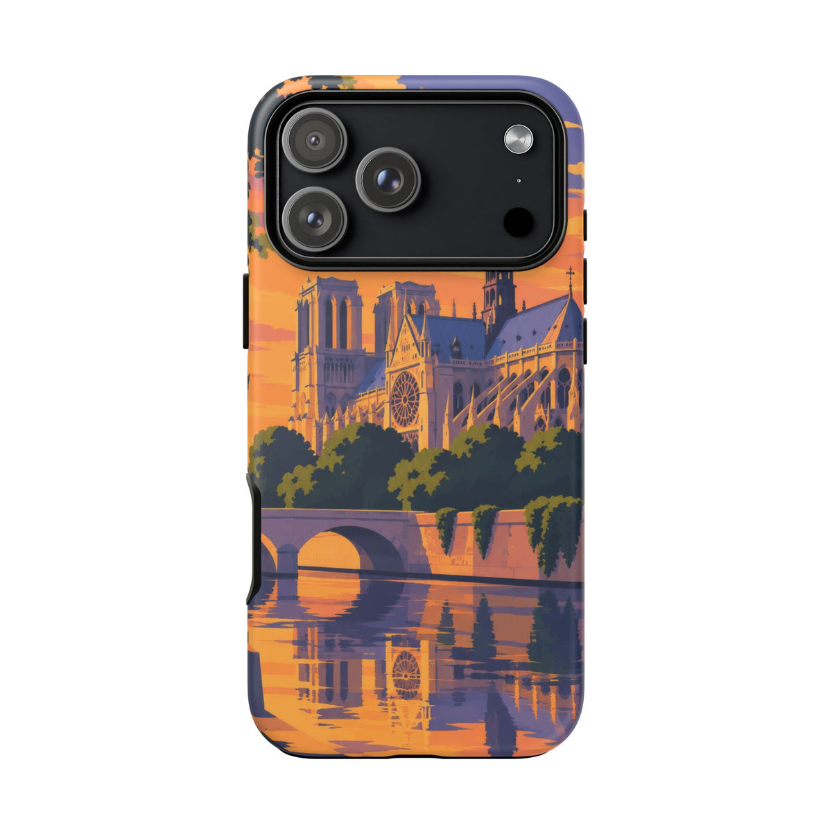 Notre Dame — Cathedral Twilight iPhone Tough Case