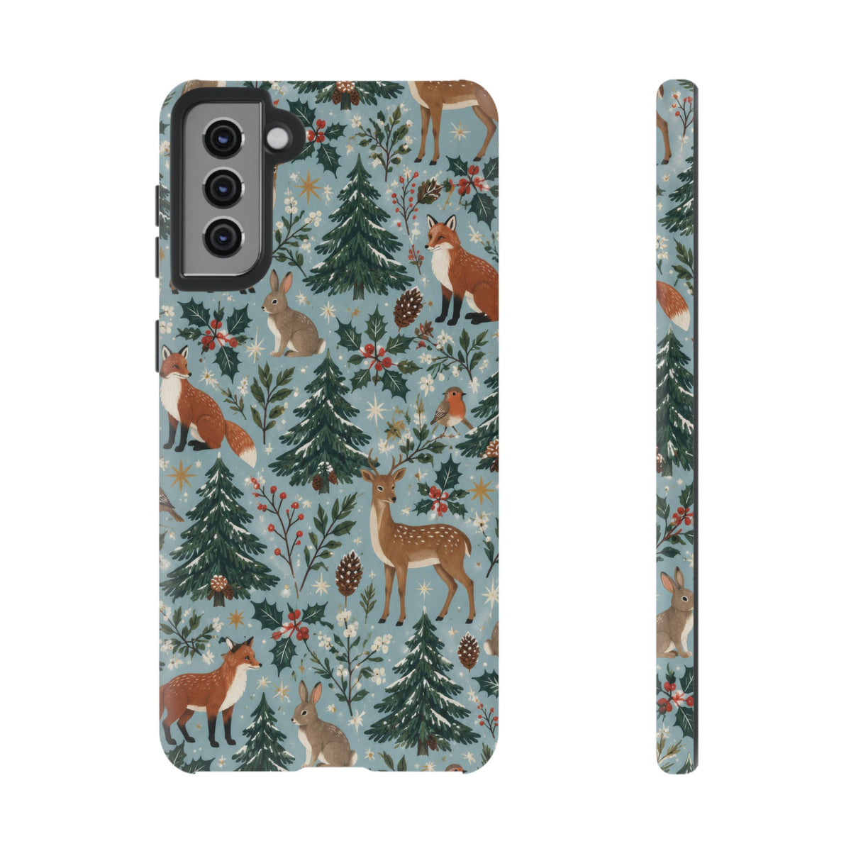 Winter Woodland Gathering Samsung Galaxy Tough Case | woodland christmas