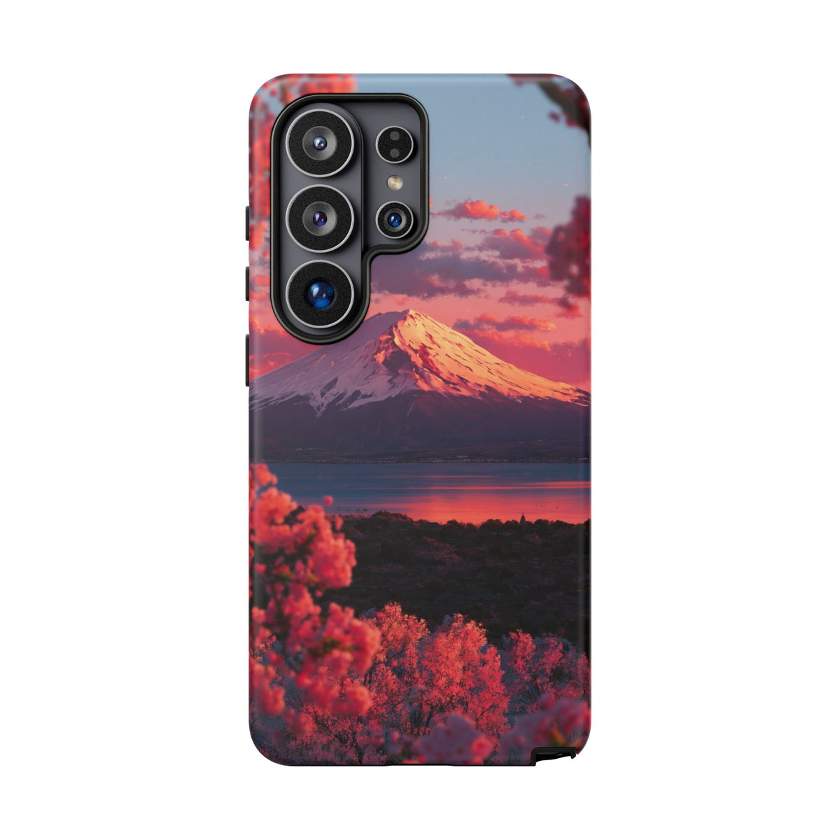 Fuji Rose Horizon Samsung Galaxy Tough Phone Case