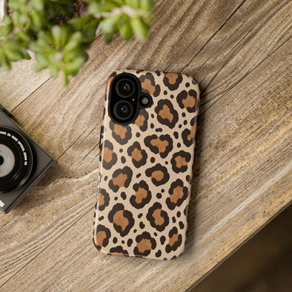 Leopard Print iPhone Tough Case | Cocoa Wildcat