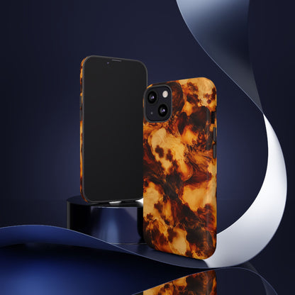 Amber Marble iPhone Tough Case | Amber Mosaic