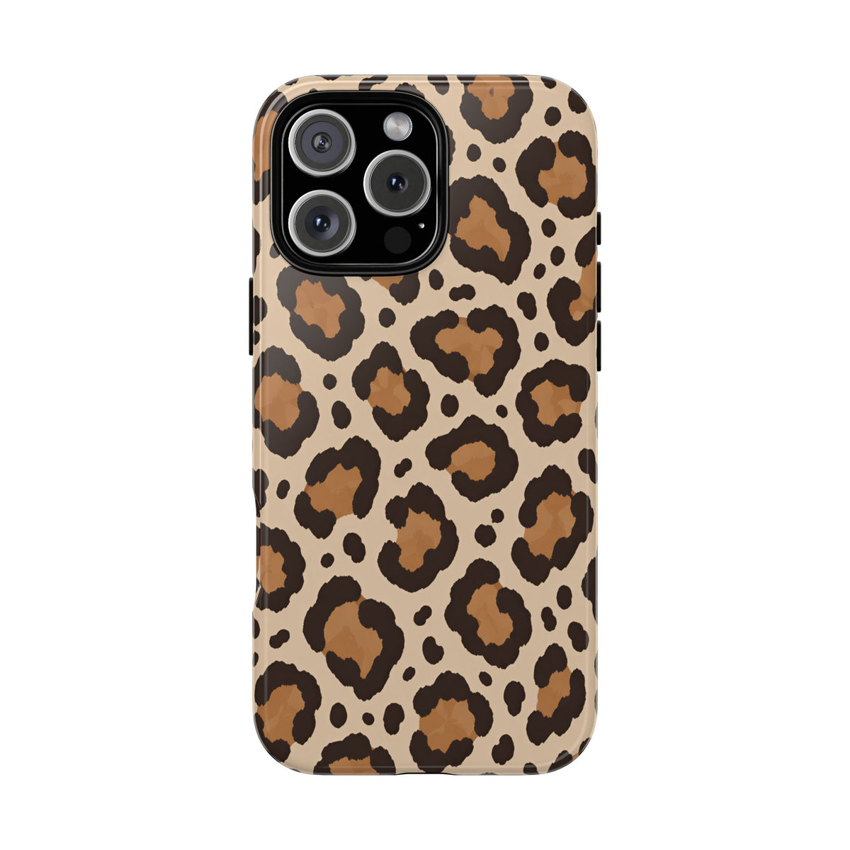 Leopard Print iPhone Tough Case | Cocoa Wildcat
