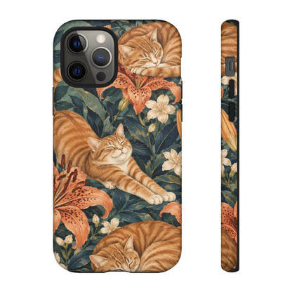 Tiger Lily Tabby iPhone Tough Case | tabby cats