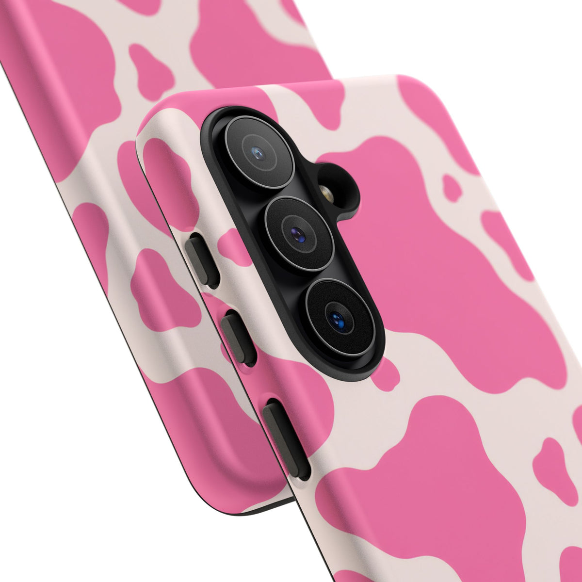 Strawberry Milk Samsung Galaxy Tough Case | Pink Cow Print