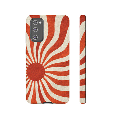 Terracotta Sunburst Samsung Galaxy Tough Phone Case