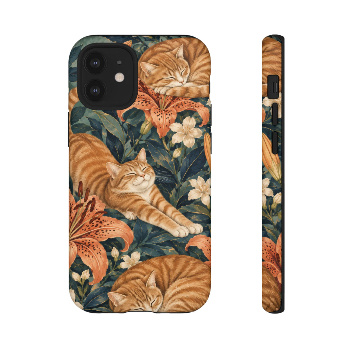 Tiger Lily Tabby iPhone Tough Case | tabby cats