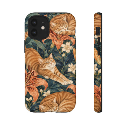 Tiger Lily Tabby iPhone Tough Case | tabby cats