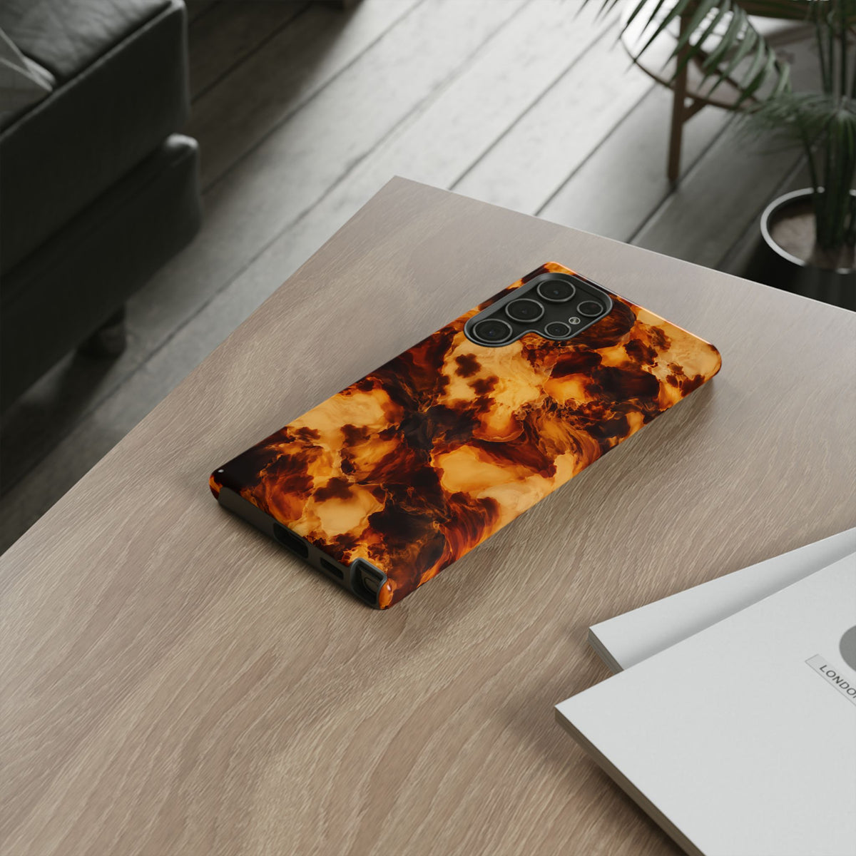 Amber Marble Samsung Galaxy Tough Case | Amber Mosaic