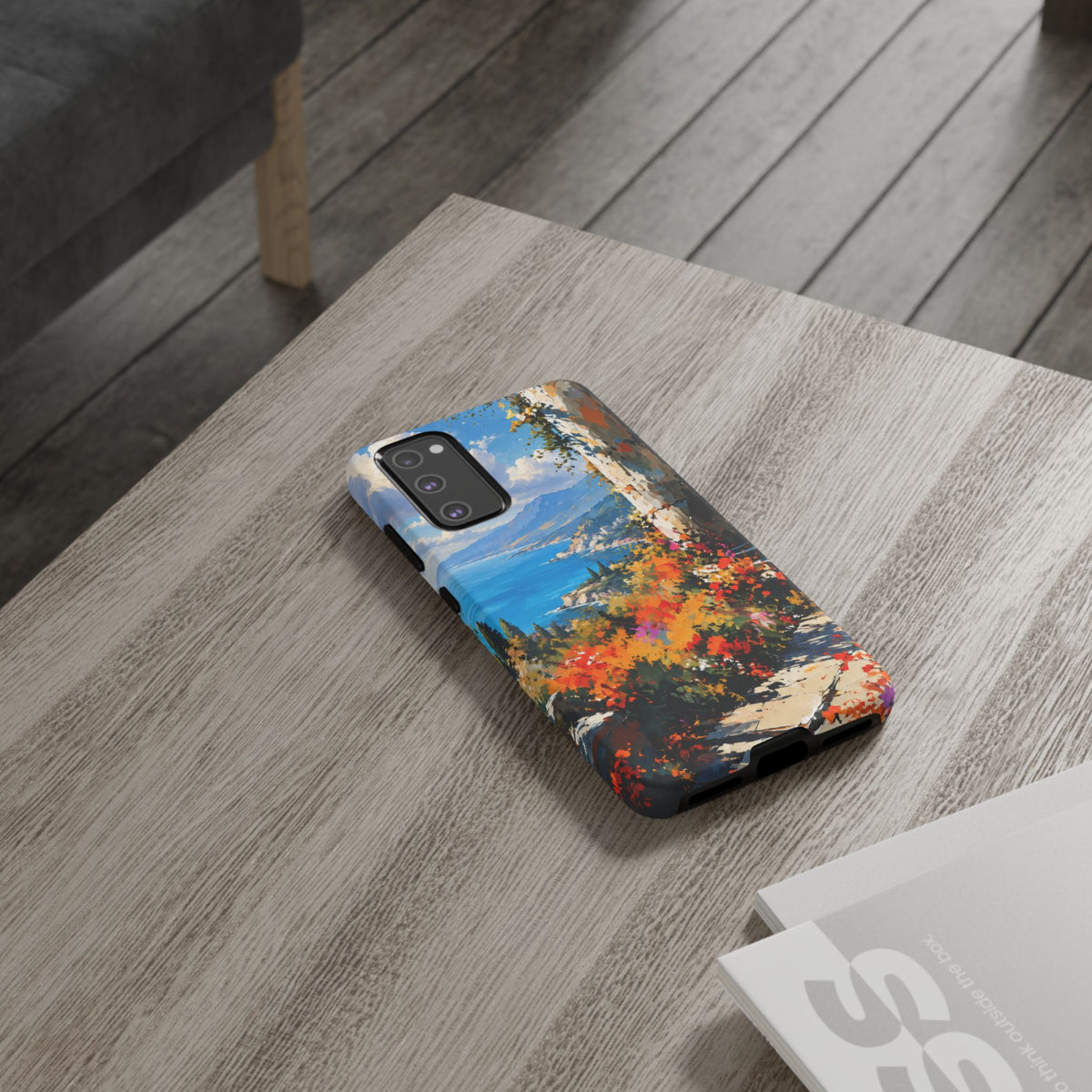 Azure Sanctuary Samsung Galaxy Tough Case | Painterly Coastal Landscape