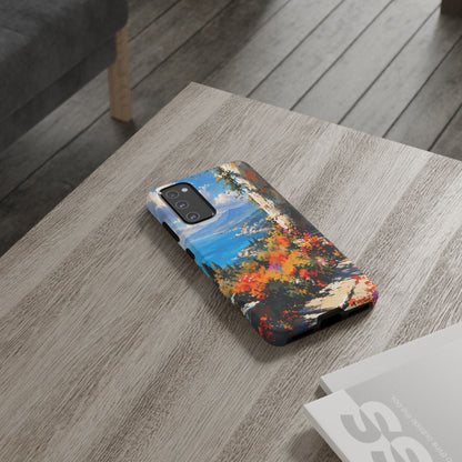 Azure Sanctuary Samsung Galaxy Tough Case | Painterly Coastal Landscape