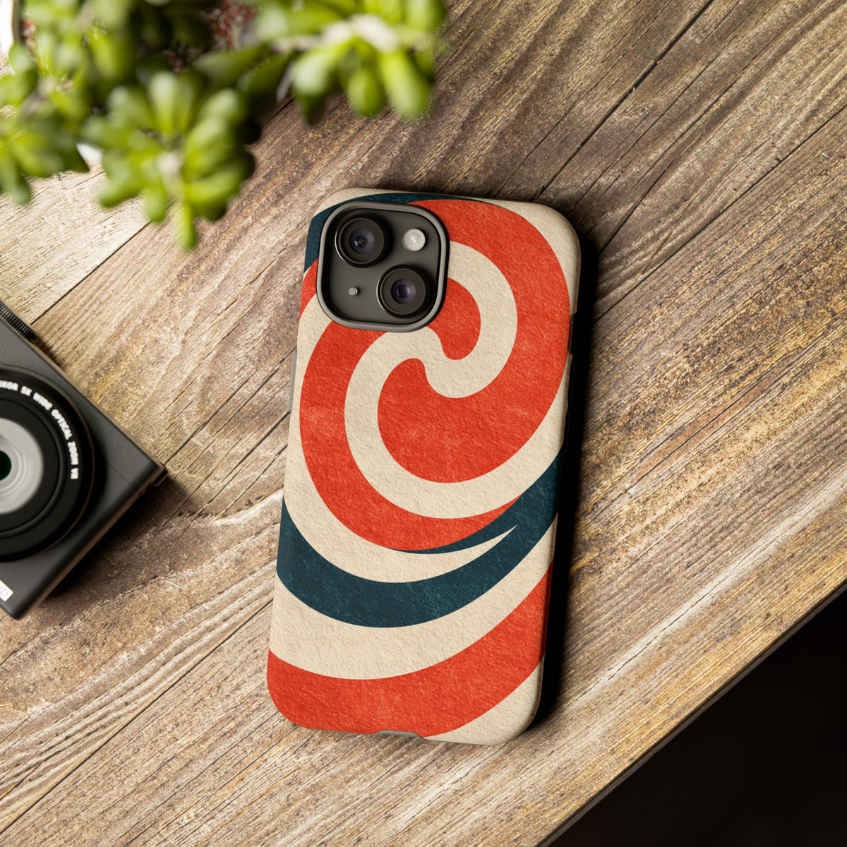 Ember Spiral iPhone Tough Phone Case