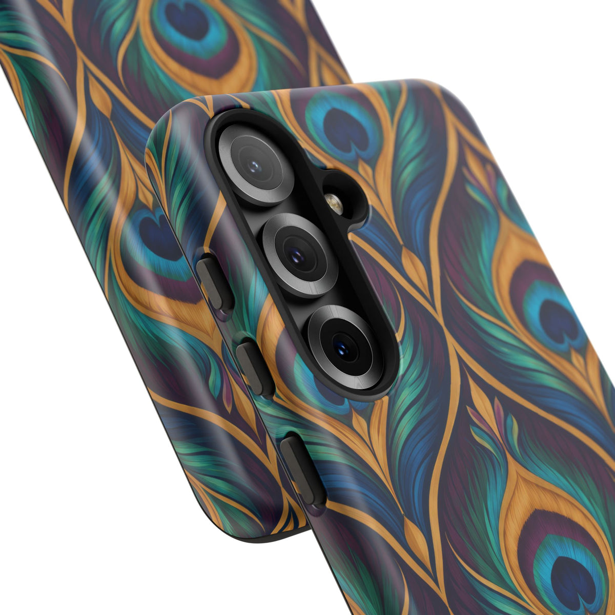 Peacock Nocturne Samsung Galaxy Tough Case | art deco