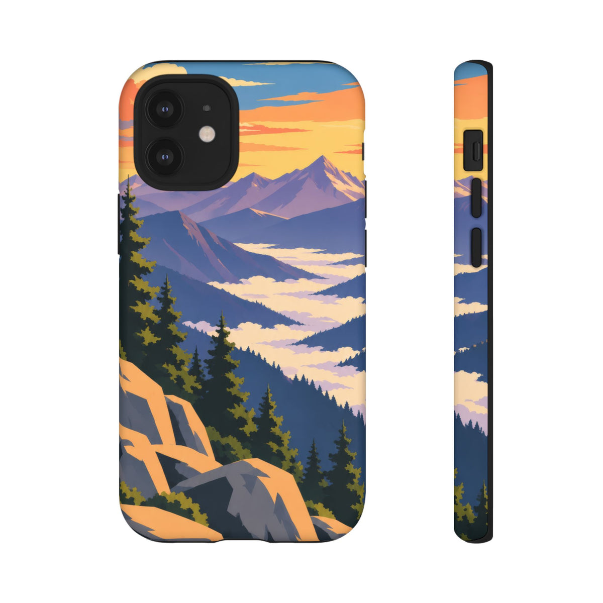 Misty Mountains — Amethyst Pass iPhone Tough Case