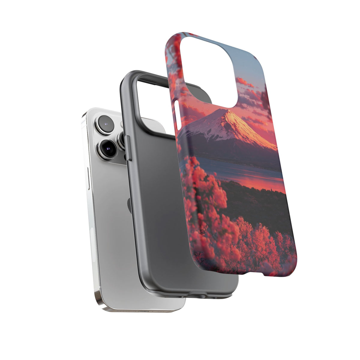 Fuji Rose Horizon iPhone Tough Phone Case