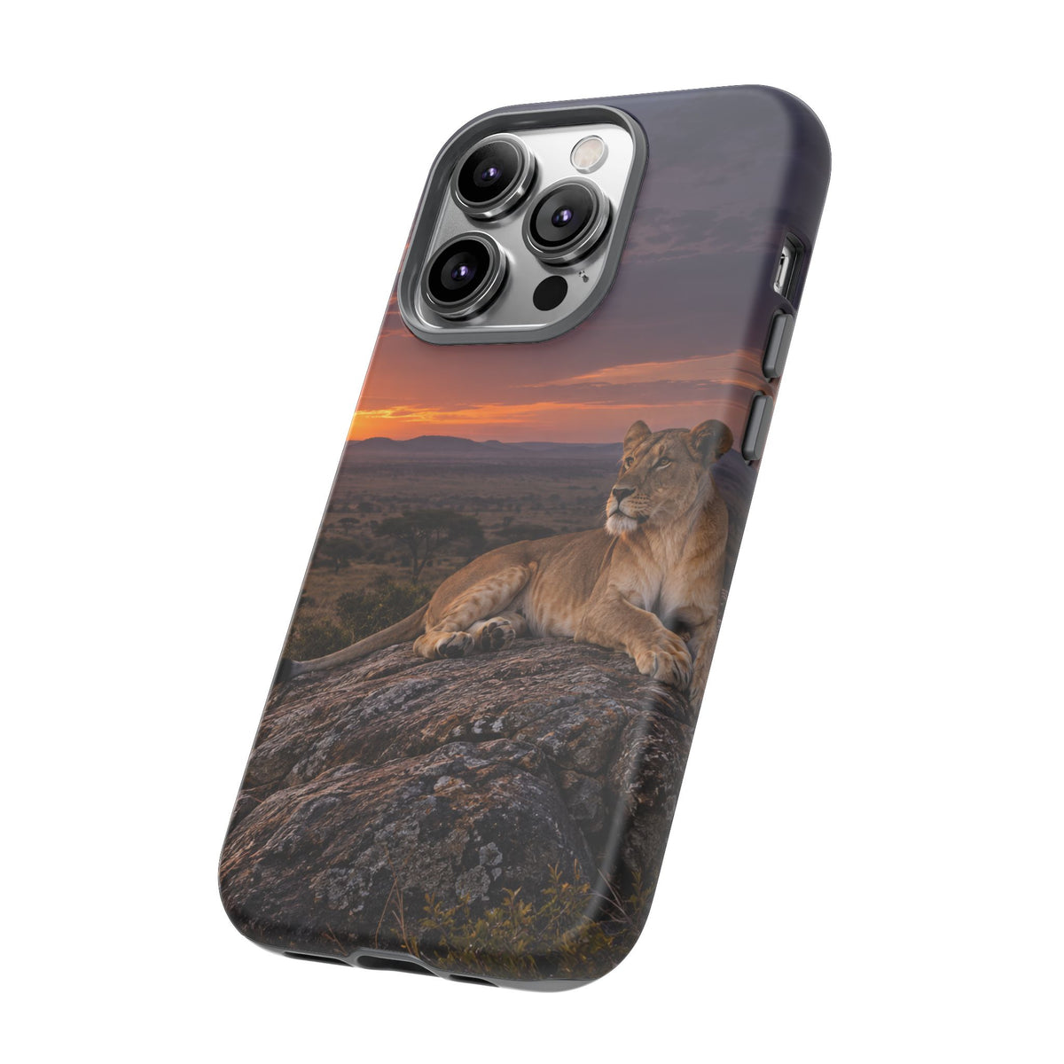 Lioness in the Blue Hour iPhone Tough Case