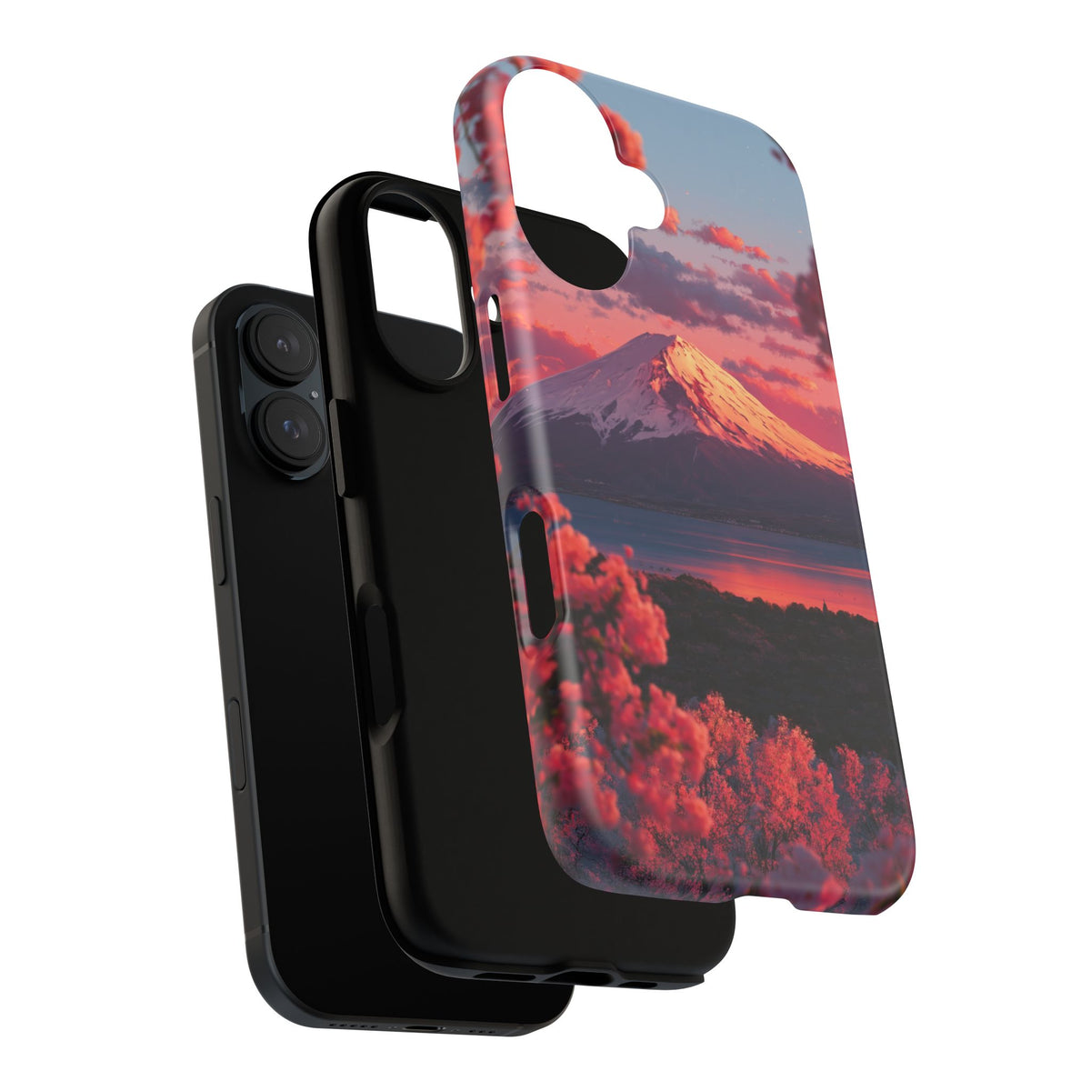 Fuji Rose Horizon iPhone Tough Phone Case
