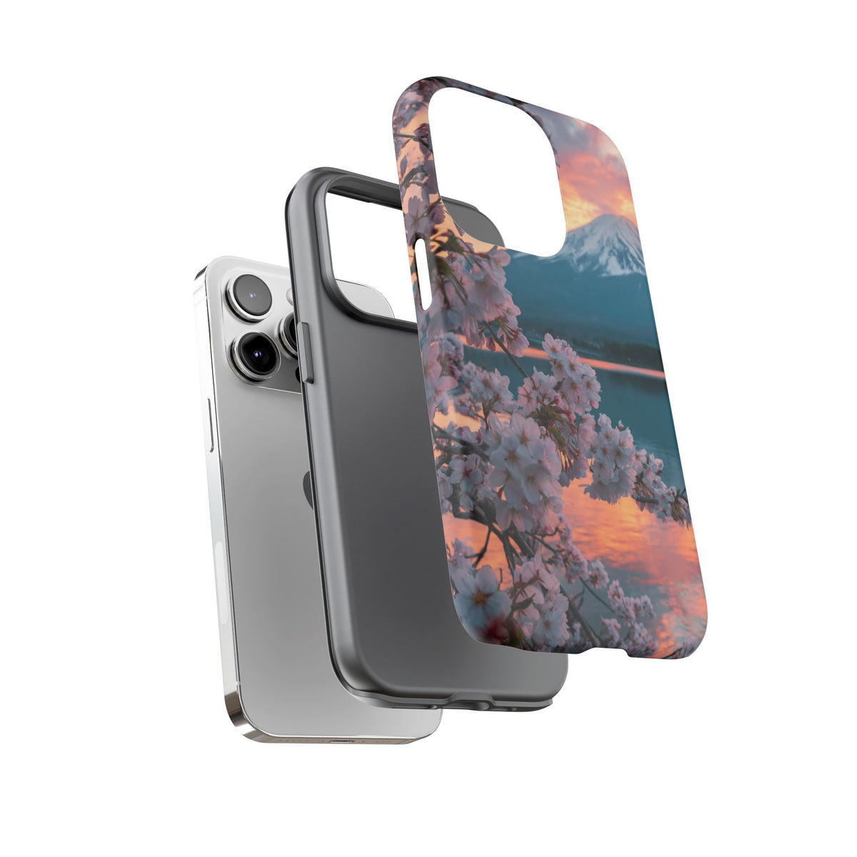Fuji Petal Reflection iPhone Tough Phone Case