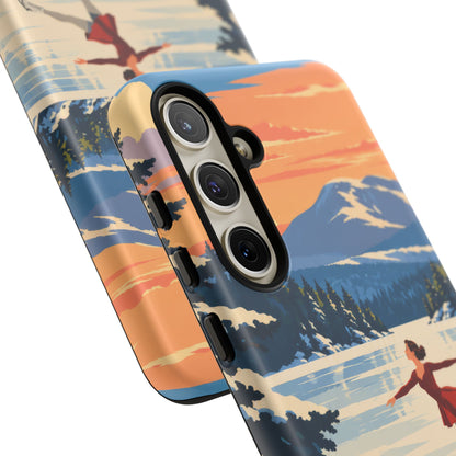 Lake Placid Skater — Winter Glide Samsung Galaxy Tough Case