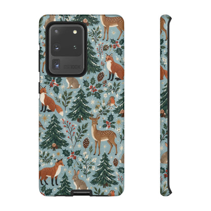 Winter Woodland Gathering Samsung Galaxy Tough Case | woodland christmas