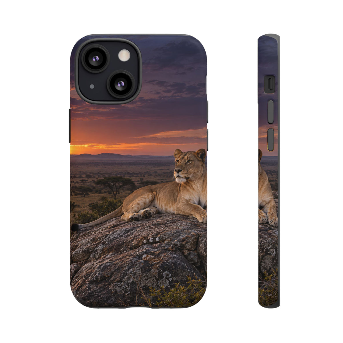 Lioness in the Blue Hour iPhone Tough Case