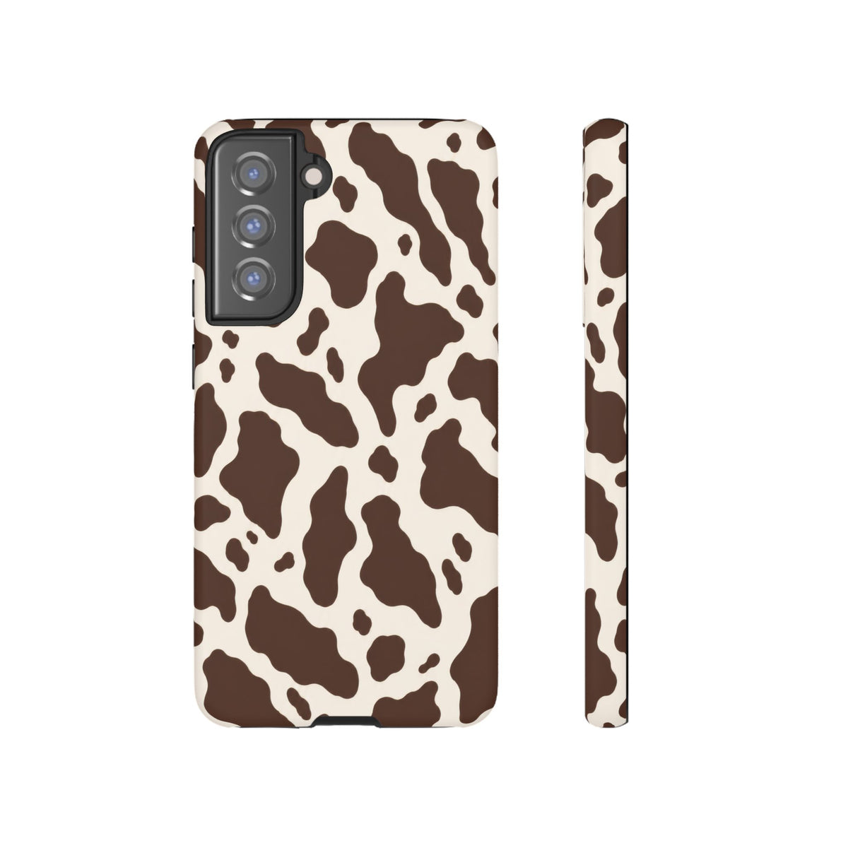 Cocoa Ranch Samsung Galaxy Tough Case | Brown Cow Print