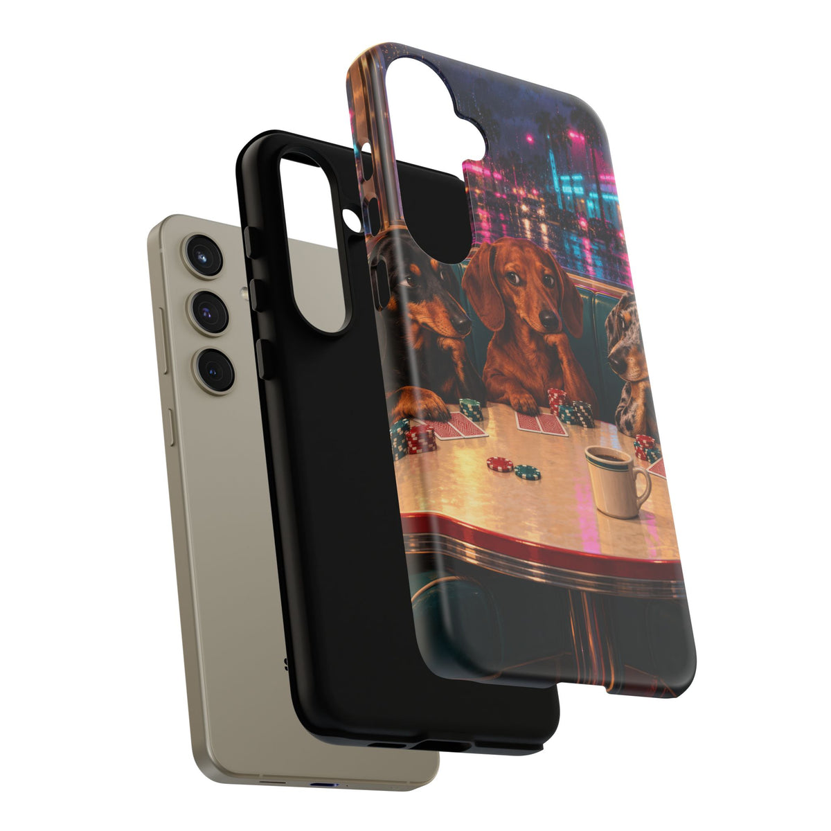 All-Night Aces Samsung Galaxy Tough Case | dachshund poker