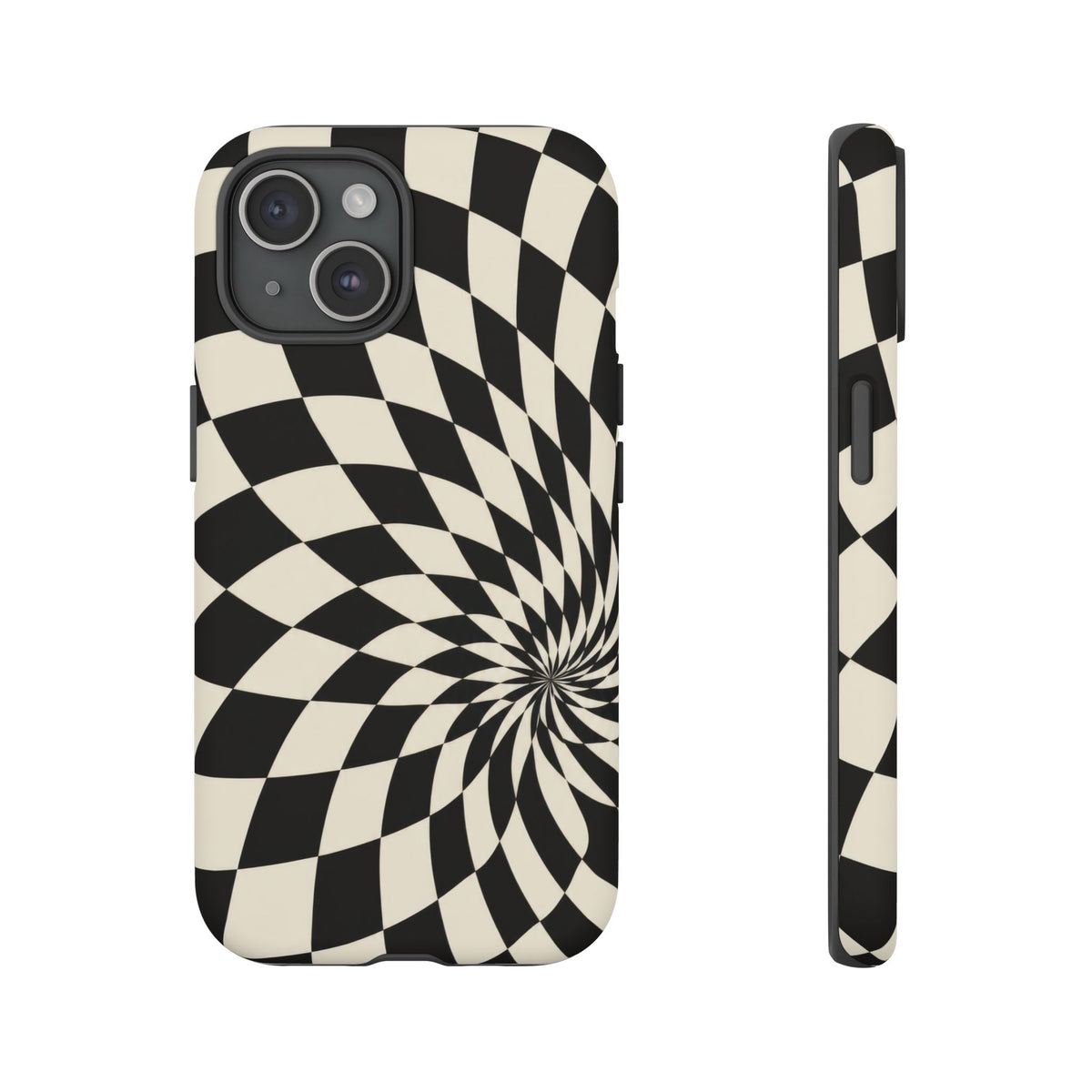 Twist Theory iPhone Tough Case | Optical Checkerboard