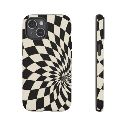 Twist Theory iPhone Tough Case | Optical Checkerboard