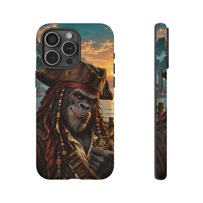 Pirate Gorilla iPhone Tough Case | Captain Silverback