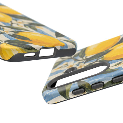 Riviera Lemons Samsung Galaxy Tough Case | lemon print