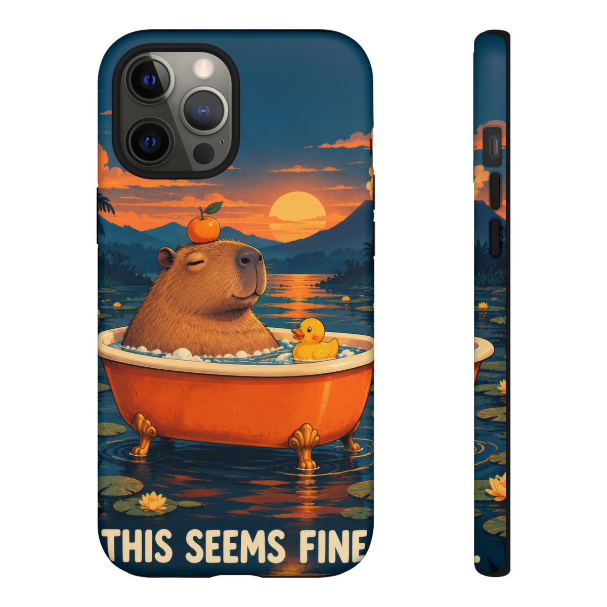 Minor Inconvenience iPhone Tough Case | funny capybara