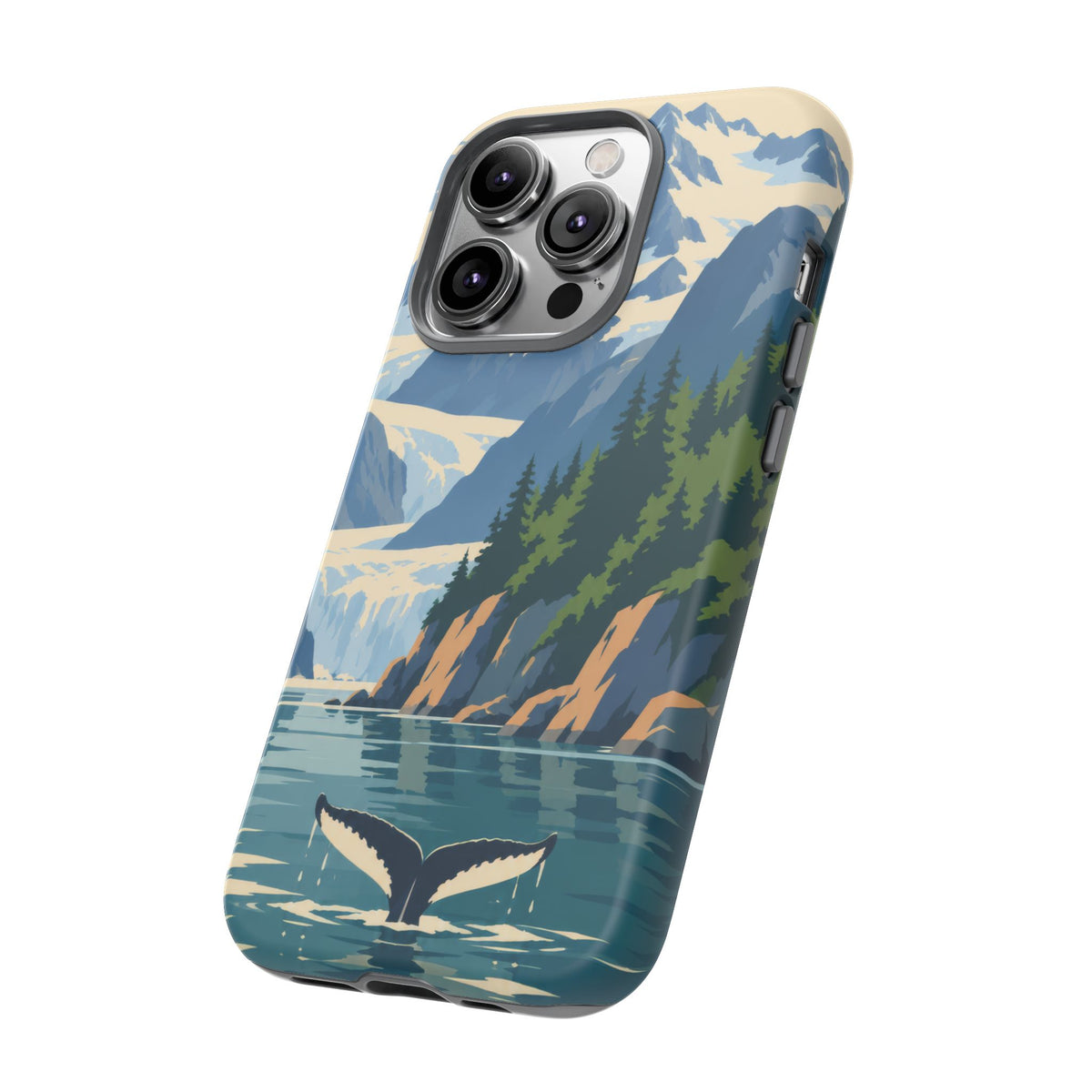 Glacier Bay — Fjord Silence iPhone Tough Case