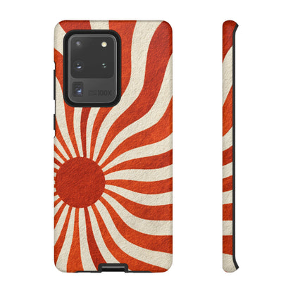 Terracotta Sunburst Samsung Galaxy Tough Phone Case