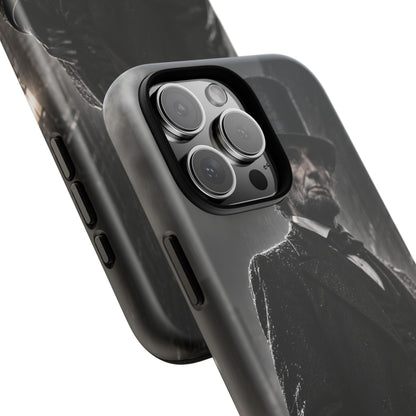 Abe after Midnight iPhone Tough Case | noir lincoln