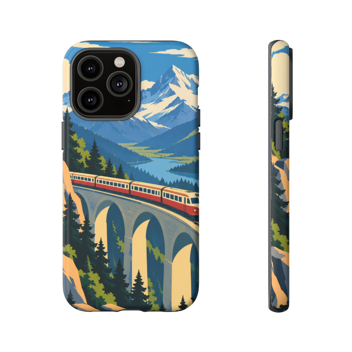 Travel by Train — Alpine Express iPhone Tough Case | train travel