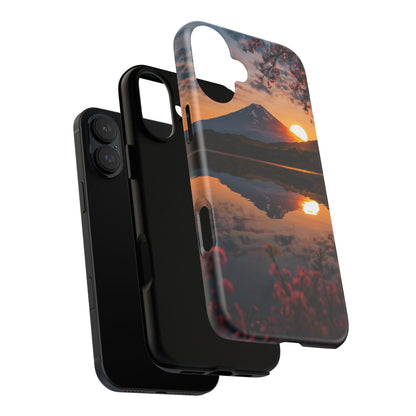 Fuji Golden Reflection iPhone Tough Phone Case