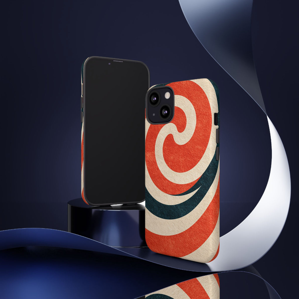 Ember Spiral iPhone Tough Phone Case