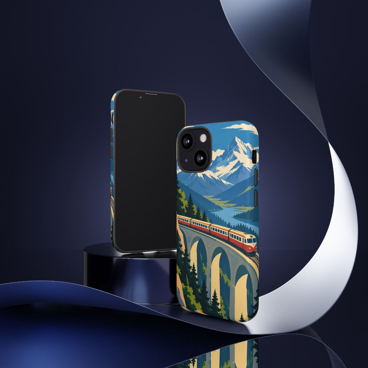 Travel by Train — Alpine Express iPhone Tough Case | train travel
