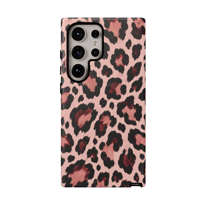 Wild Burgundy Samsung Galaxy Tough Case | leopard print
