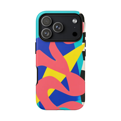 Cut Loose iPhone Tough Case | Retro Abstract Art