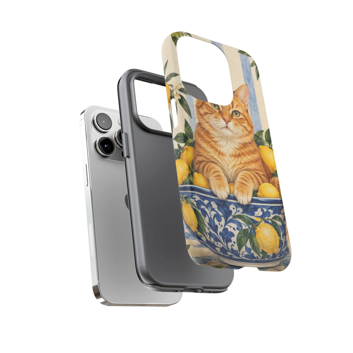 Citrus Inspector iPhone Tough Case | ginger cat