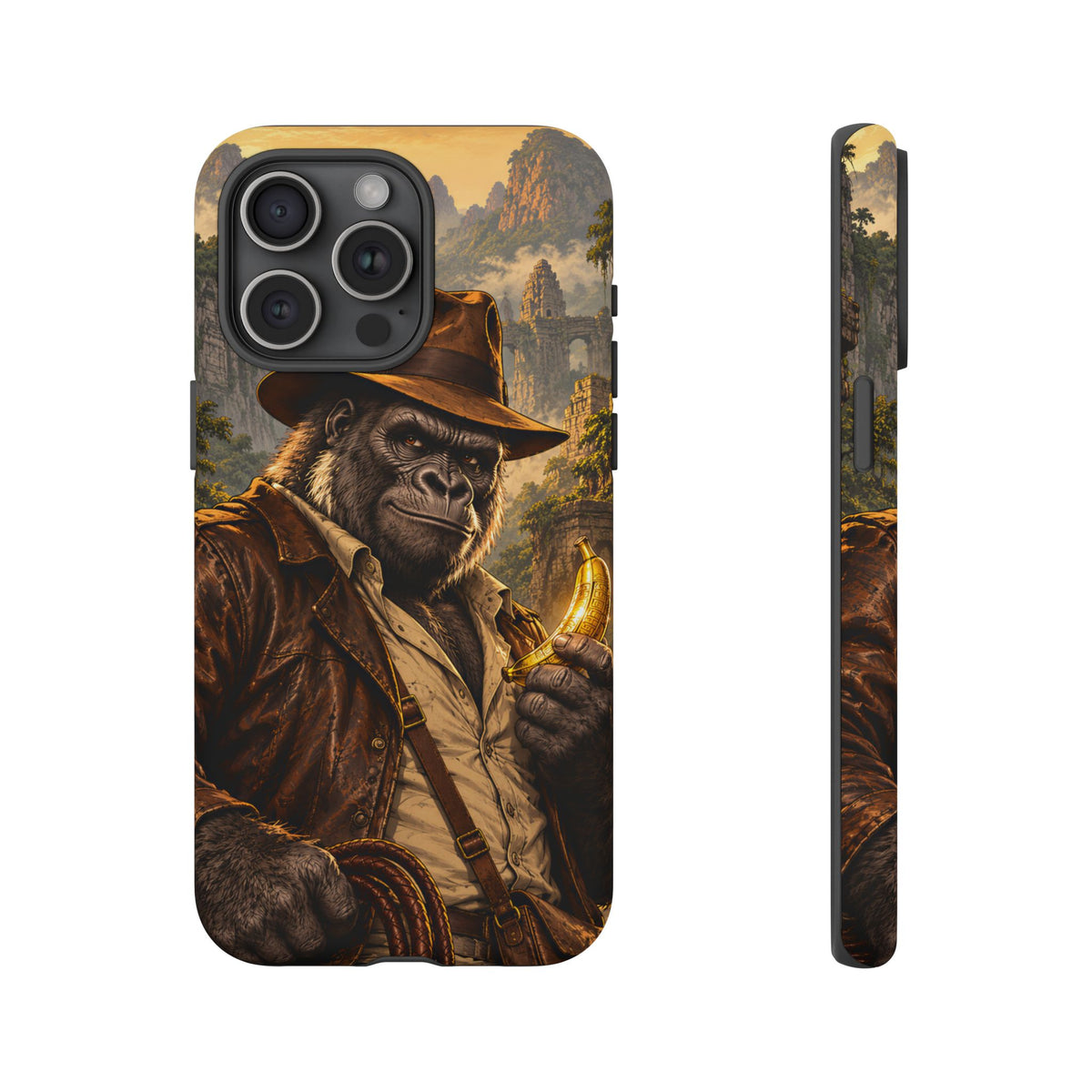 Adventure Gorilla iPhone Tough Case | Temple of Bananas