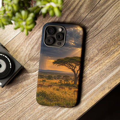 Stormlight on the Mara iPhone Tough Case | african storm