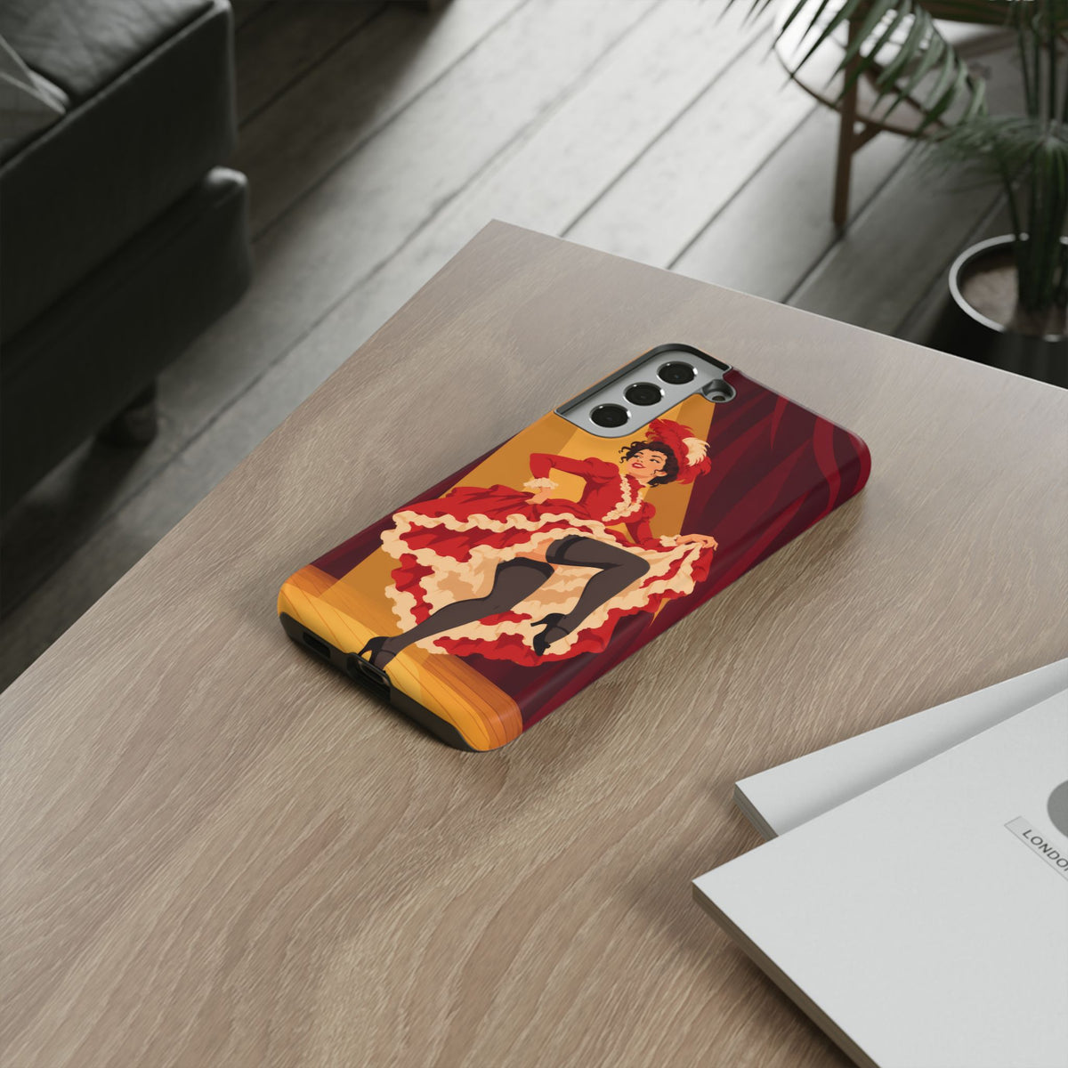 Moulin Rouge Dancer — Crimson Cabaret Samsung Galaxy Tough Case | cabaret dancer