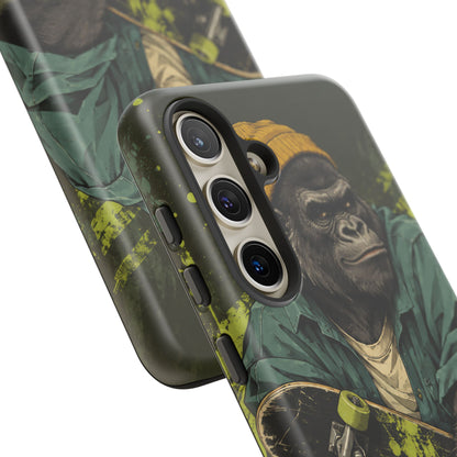 Concrete Jungle Samsung Galaxy Tough Case | Skater Gorilla Illustration