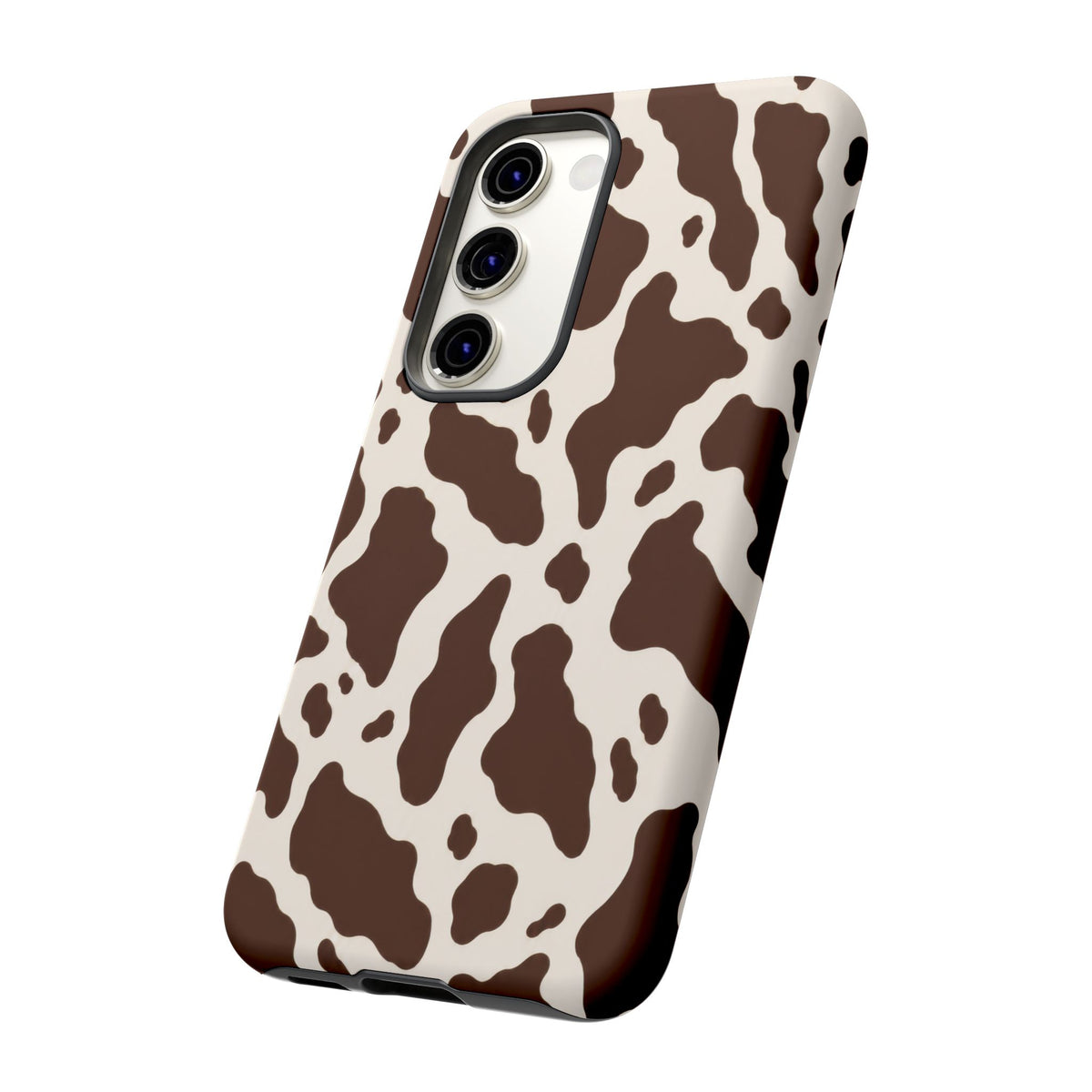 Cocoa Ranch Samsung Galaxy Tough Case | Brown Cow Print