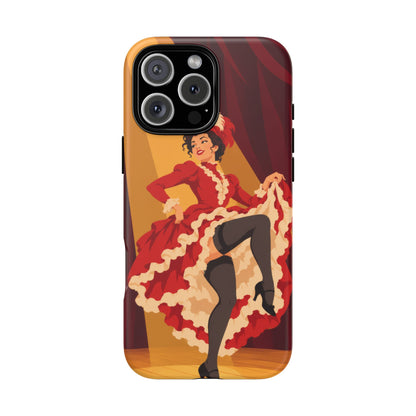 Moulin Rouge Dancer — Crimson Cabaret iPhone Tough Case | cabaret dancer