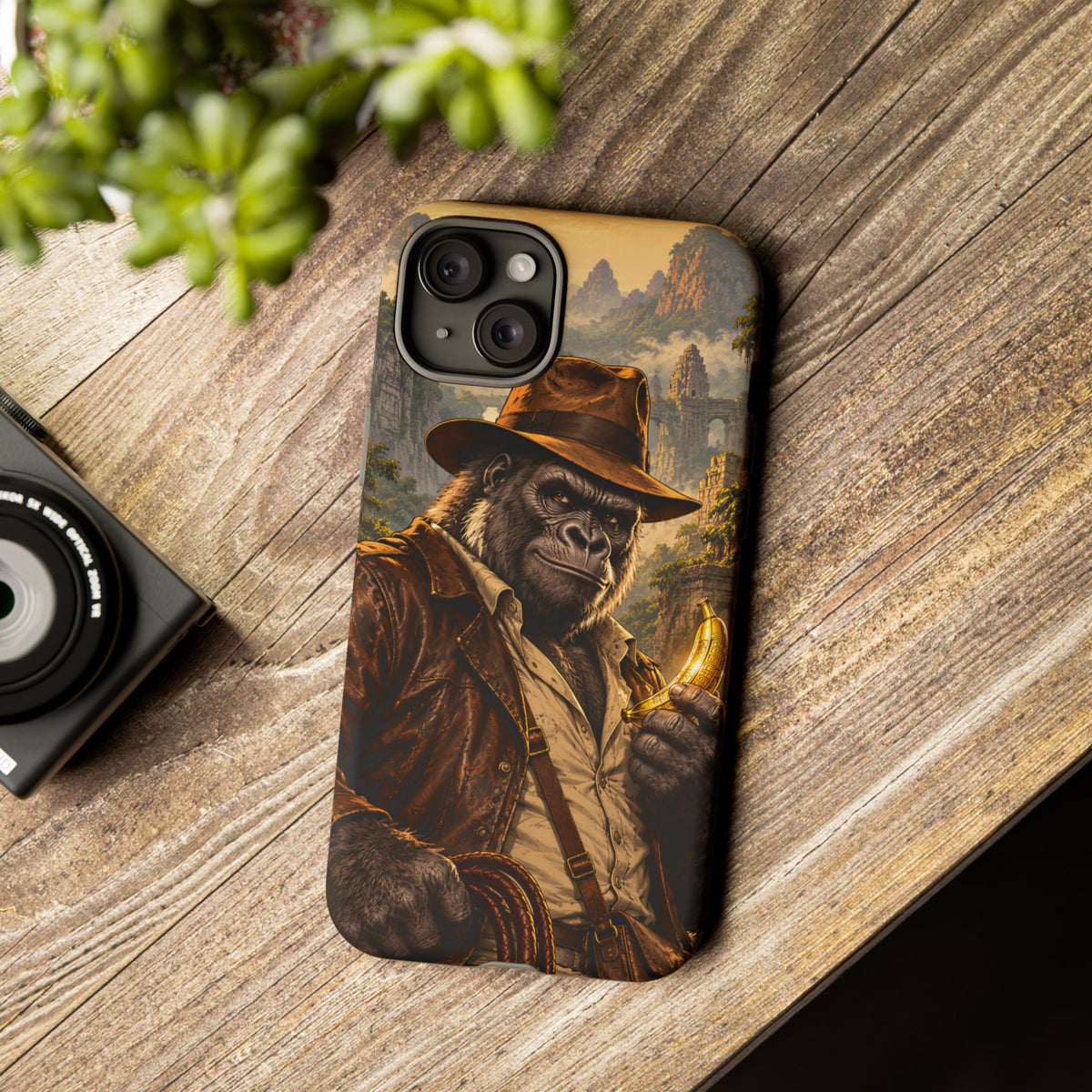 Adventure Gorilla iPhone Tough Case | Temple of Bananas