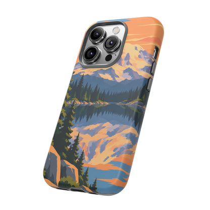 Mount Rainier — Mirror Dawn iPhone Tough Case