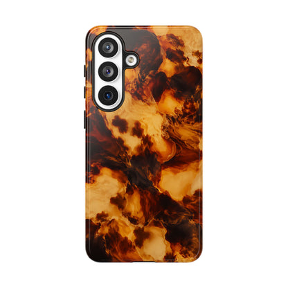 Amber Marble Samsung Galaxy Tough Case | Amber Mosaic